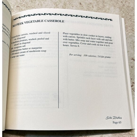 Quick Crockery Cooking Slow Cooker Recipes Cookbook Cyndi Duncan 1997 - Picture 10 of 11